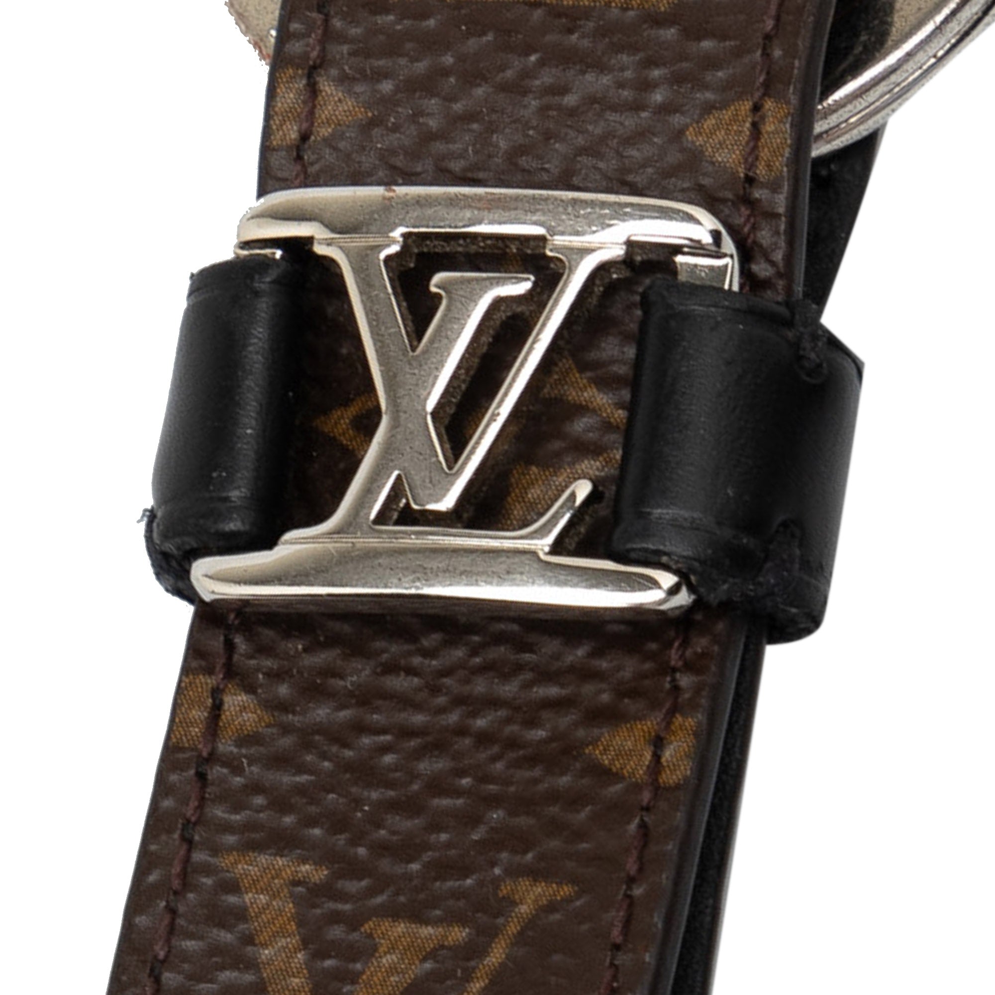 Brown Louis Vuitton Monogram Dragonne Key Chain