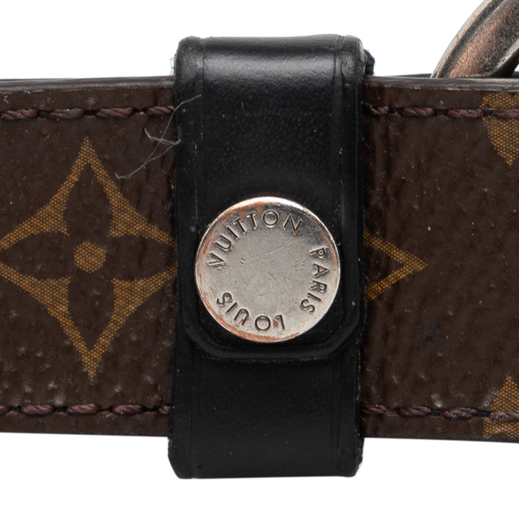 Brown Louis Vuitton Monogram Dragonne Key Chain