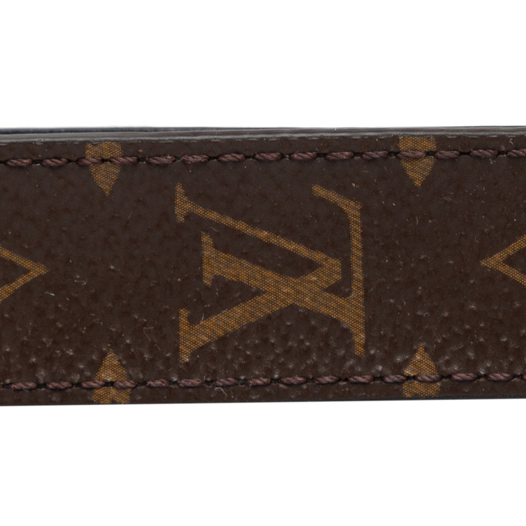Brown Louis Vuitton Monogram Dragonne Key Chain