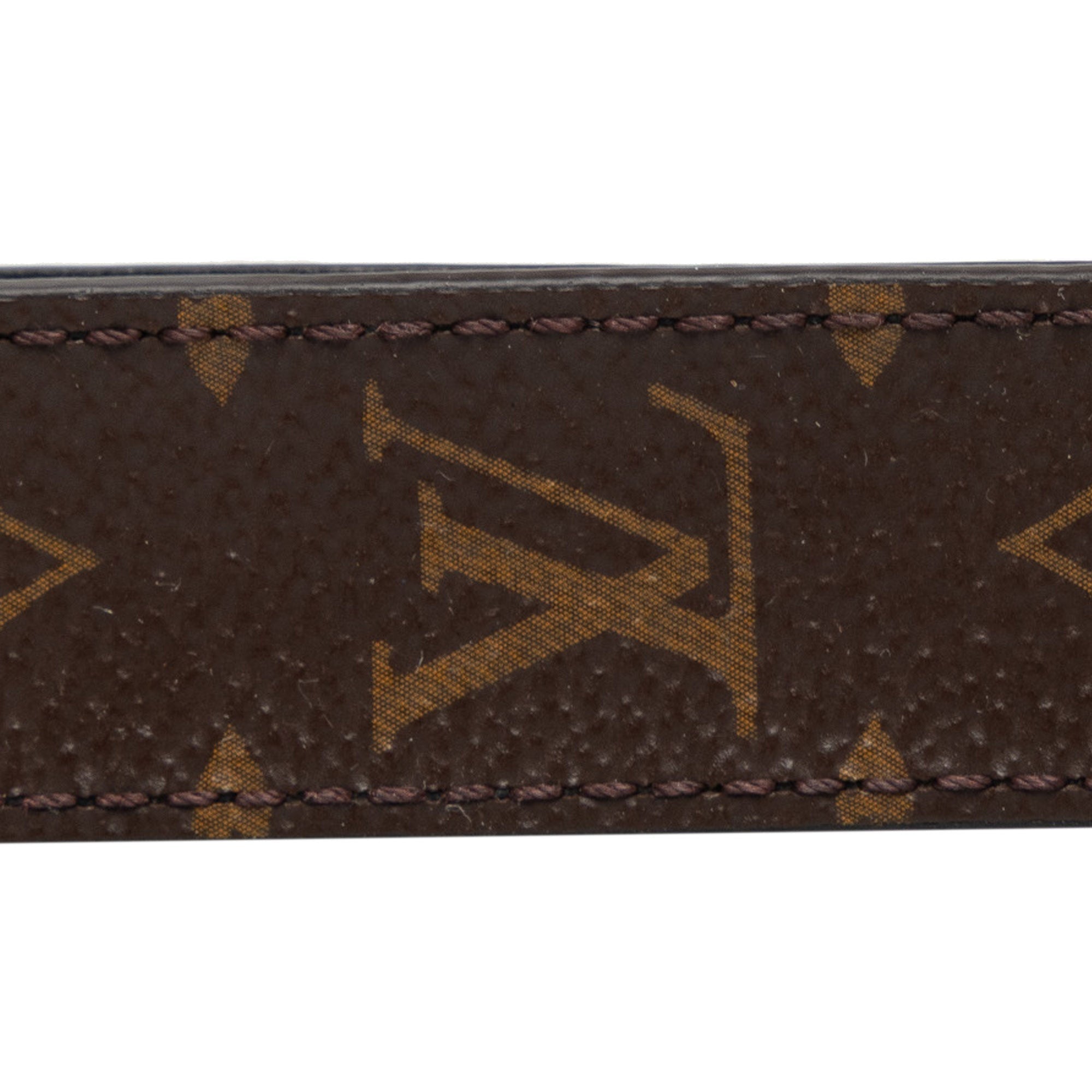 Brown Louis Vuitton Monogram Dragonne Key Chain