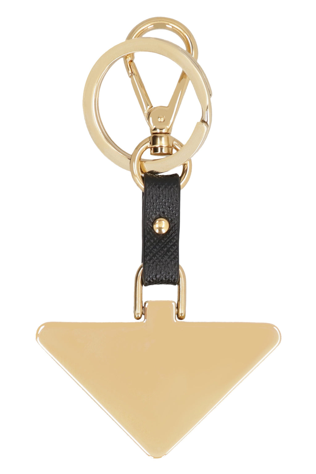 PRADA Logo Triangle Mini Key Case