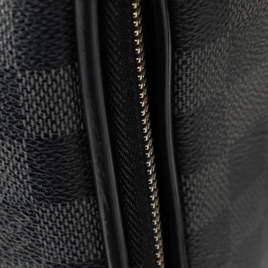 Black Louis Vuitton Damier Graphite Icare Business Bag