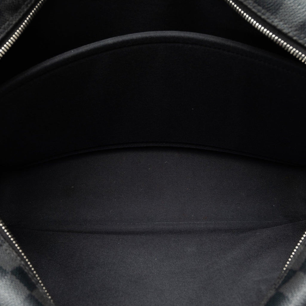 Black Louis Vuitton Damier Graphite Icare Business Bag