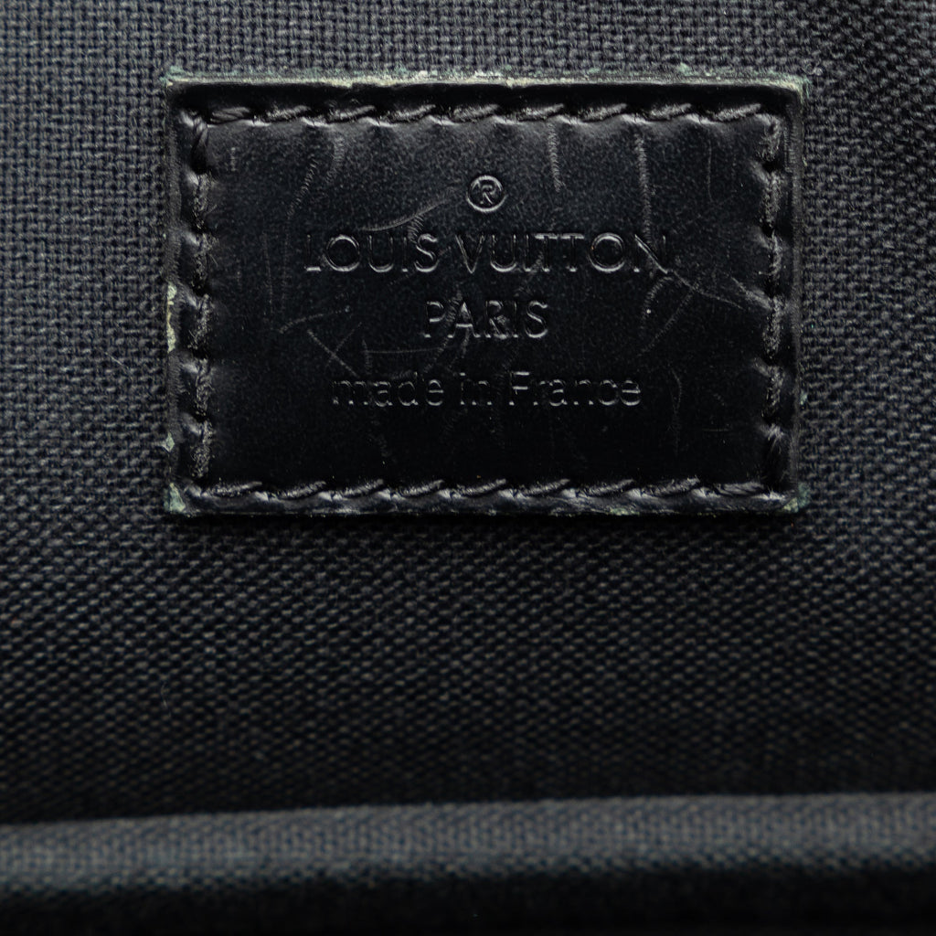 Black Louis Vuitton Damier Graphite Icare Business Bag