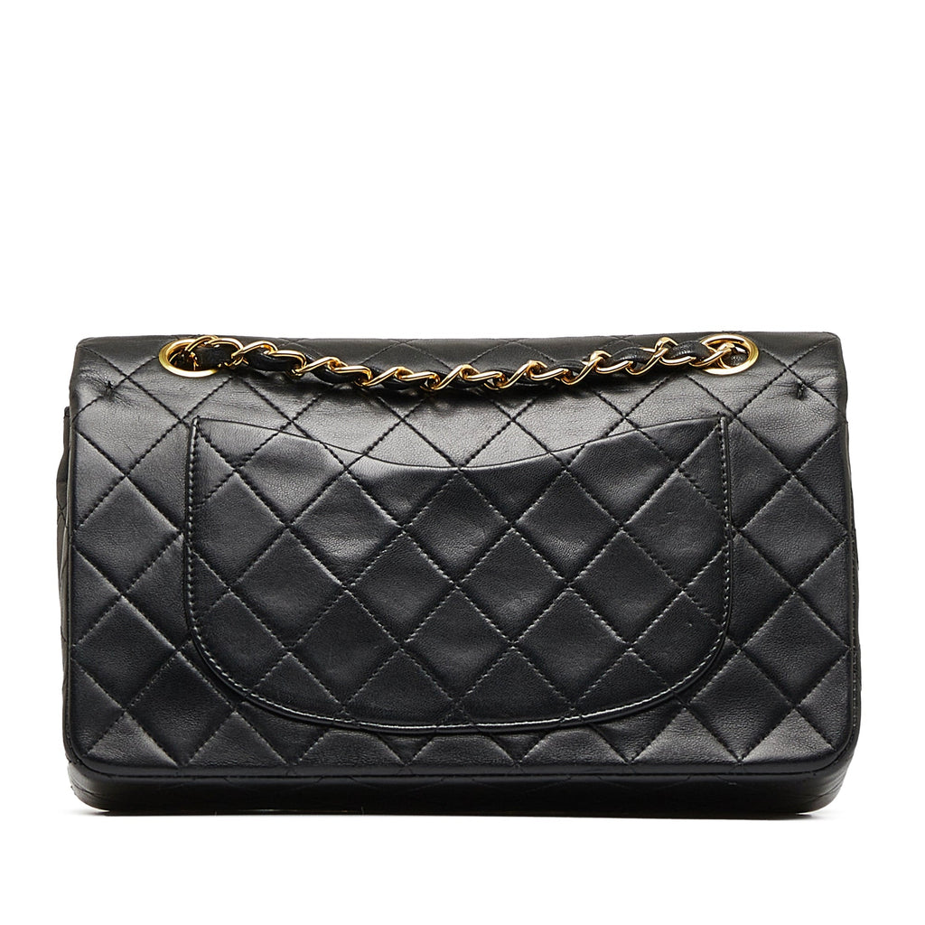 Chanel Classic Double Flap Small Black Lambskin Gold