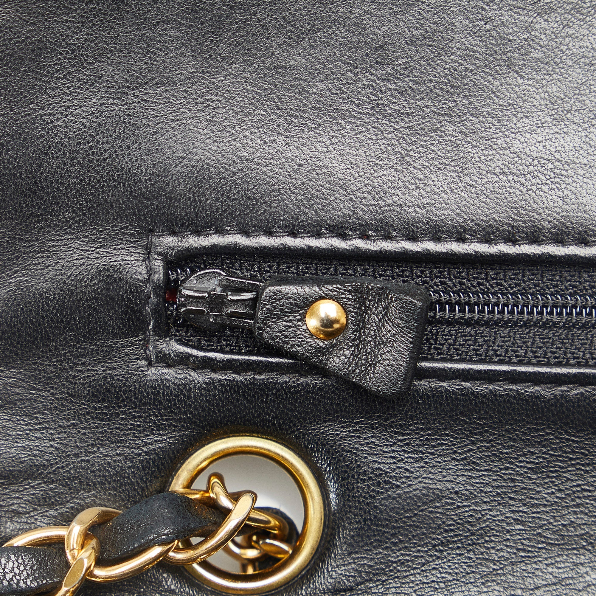 Chanel Classic Double Flap Small Black Lambskin Gold