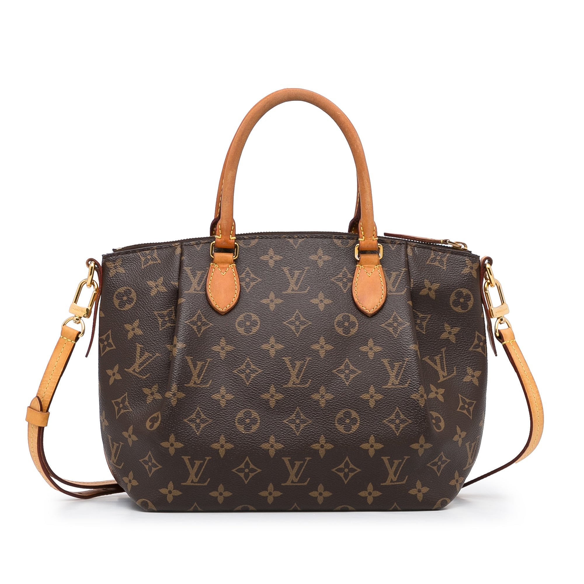 Brown Louis Vuitton Monogram Turenne PM Satchel
