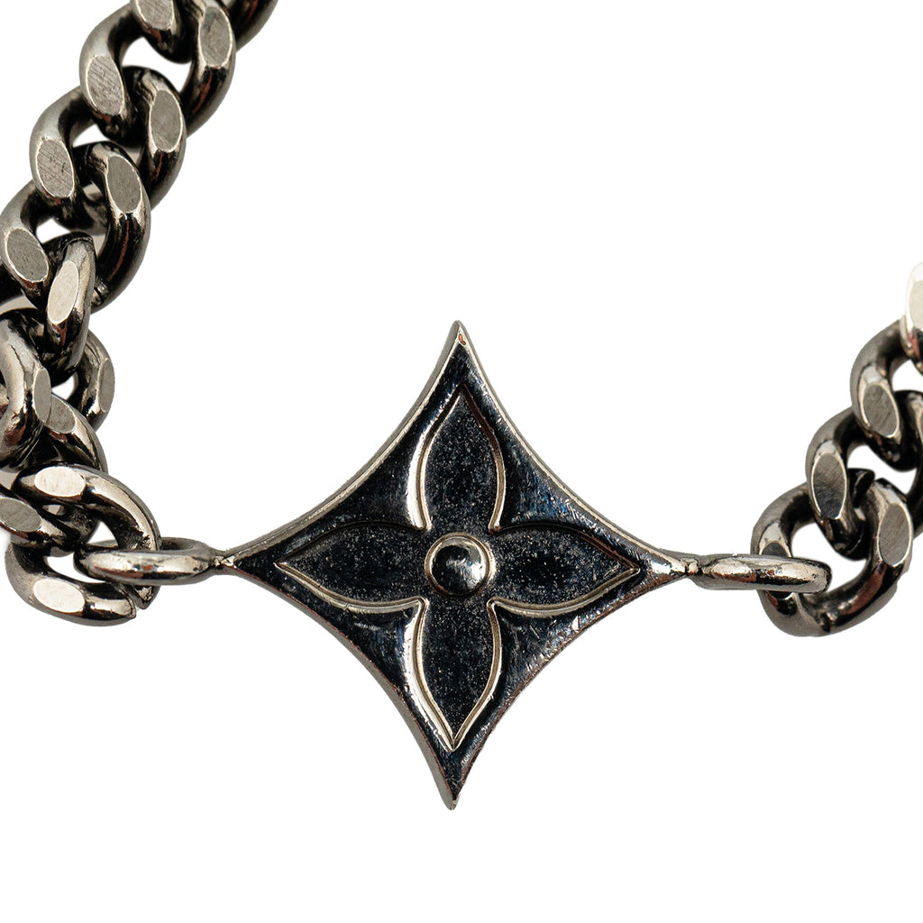 Silver Louis Vuitton LV Instinct Bracelet