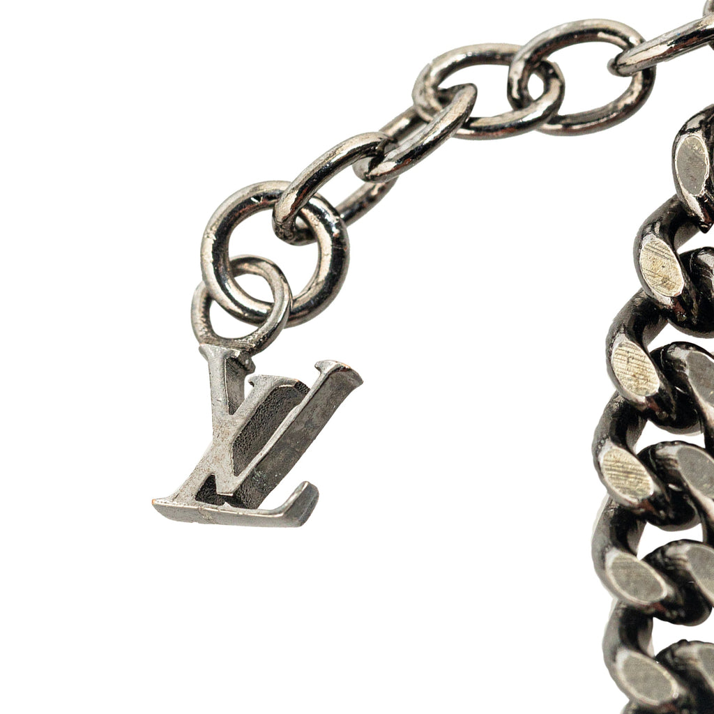Silver Louis Vuitton LV Instinct Bracelet
