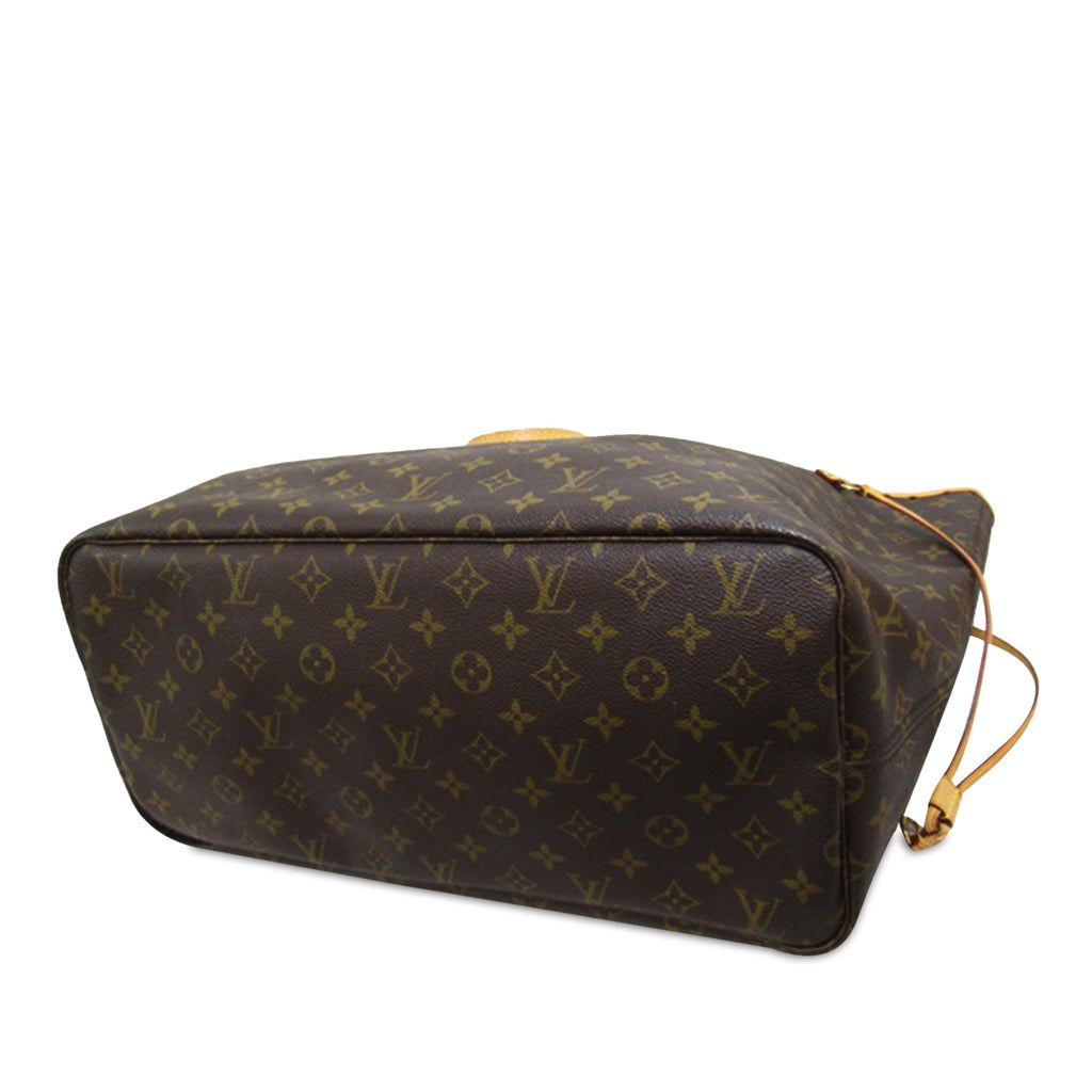 Brown Louis Vuitton Monogram Neverfull GM Tote Bag
