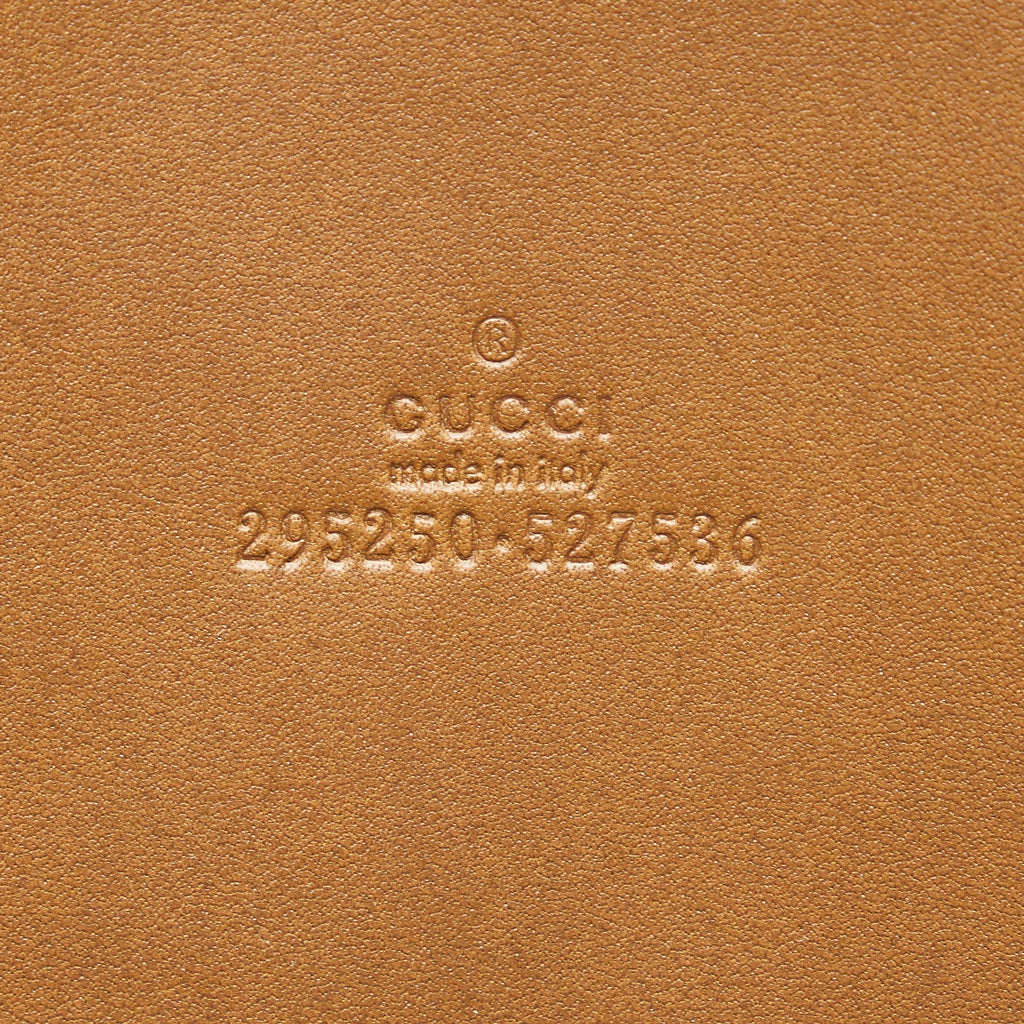 Brown Gucci Canvas Diamante Tote