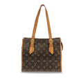 Brown Louis Vuitton Monogram Popincourt Haut Shoulder Bag