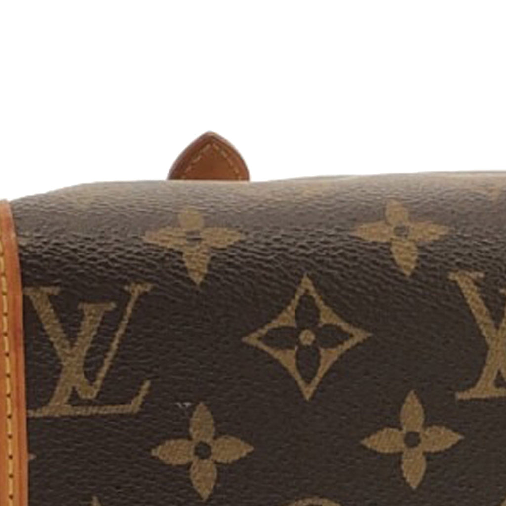 Brown Louis Vuitton Monogram Popincourt Haut Shoulder Bag