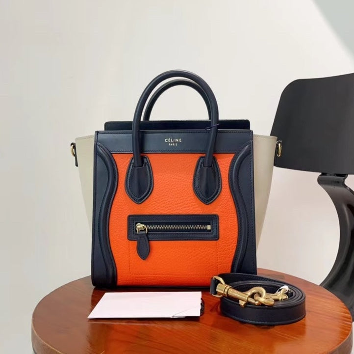 Celine Luggage Bag Smooth Leather Nano