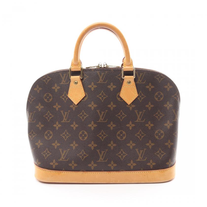 Louis Vuitton Vintage Monogram Alma PM Handbag,Brown