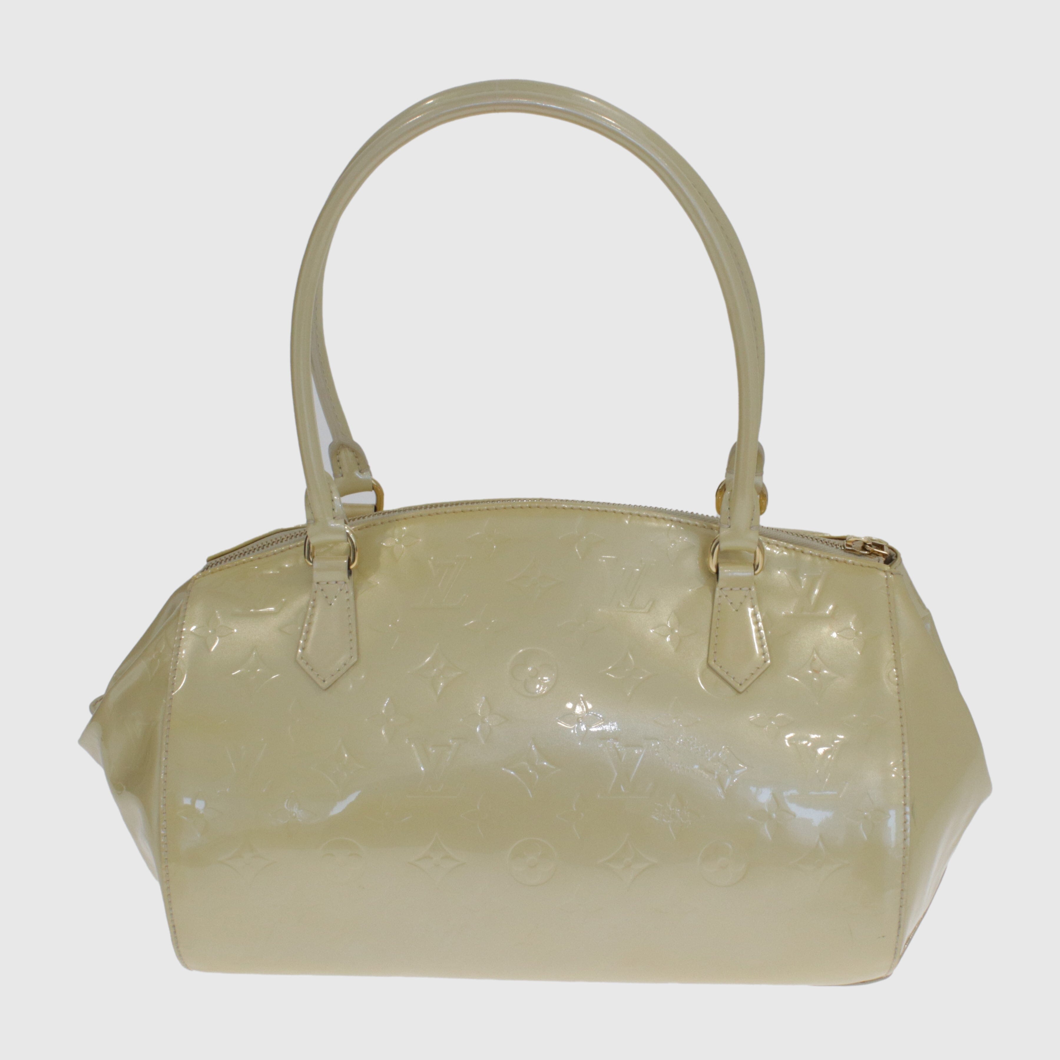 Cream Monogram Sherwood Shoulder Bag
