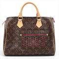 Louis Vuitton Monogram Perfo Speedy 30 Fushia