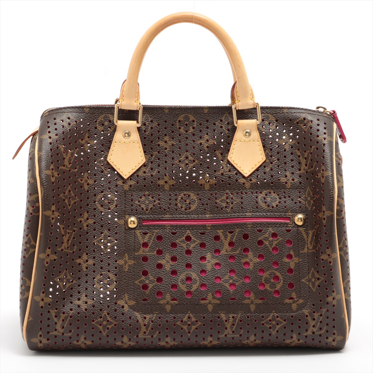 Louis Vuitton Monogram Perfo Speedy 30 Fushia