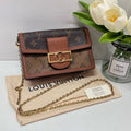 Louis Vuitton Dauphine Shoulder Bag Reverse Monogram Canvas Mini