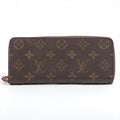 Louis Vuitton Monogram Clemence Long Wallet Fuschia