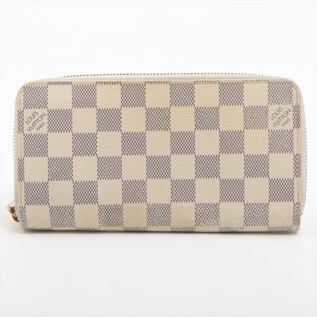 Louis Vuitton Damier Azur Zippy Long Wallet