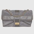 Grey Union Jack Jumbo Mademoiselle Flap Bag