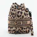 Dior LÃƒÆ’Ã‚Â©opard Nylon Pouch Beige