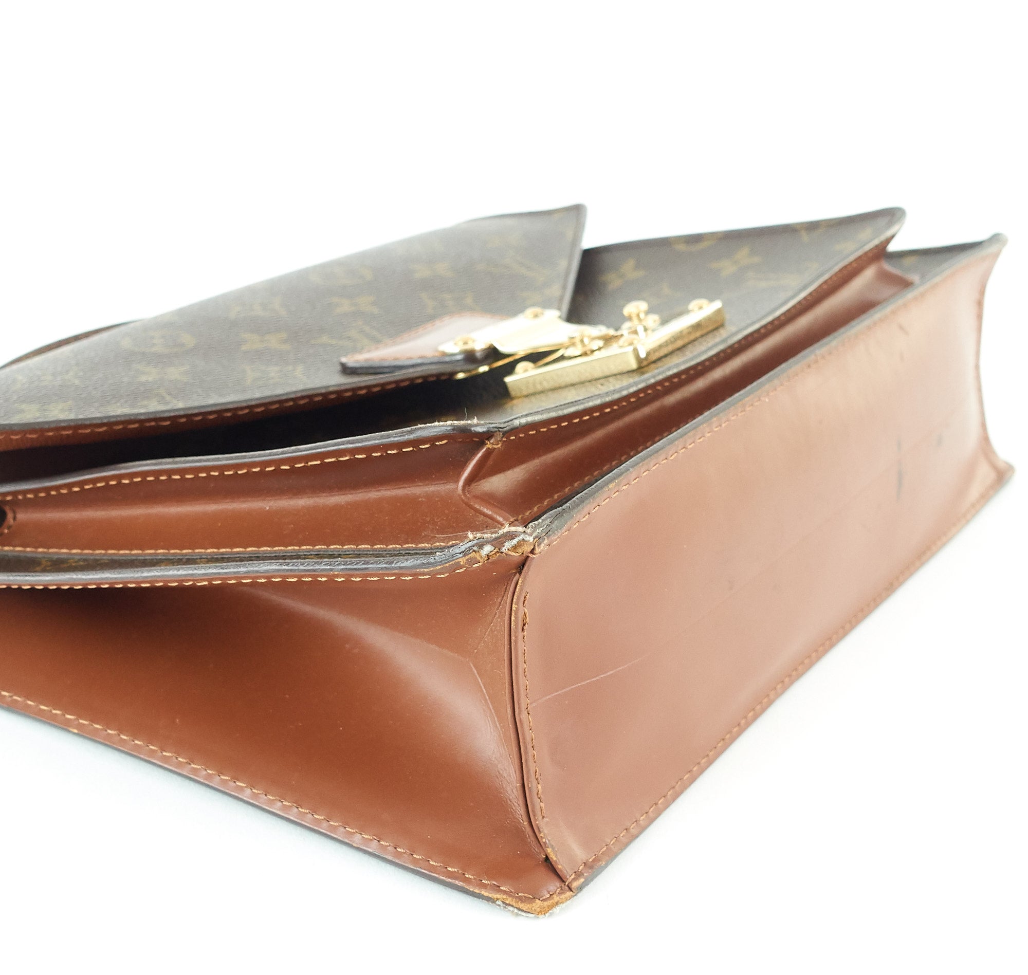 Louis Vuitto Monceau 28 Monogram Canvas Handbag