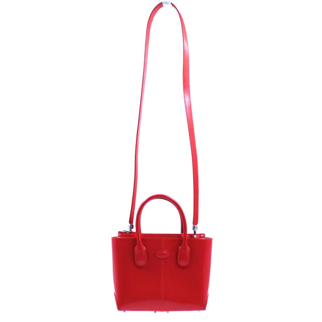 Tods Logo Leather Princess Di-Bag