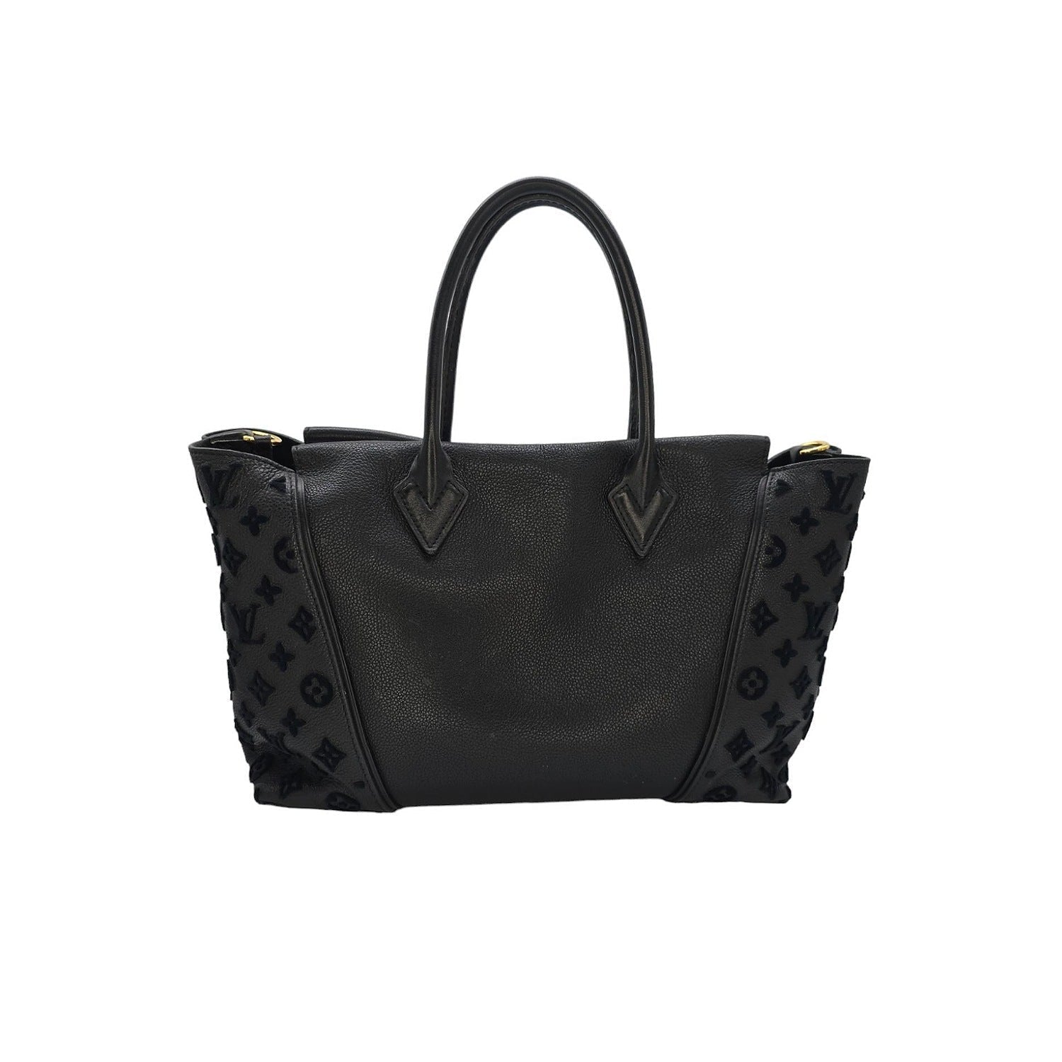 Louis Vuitton Black Veau Cachemire Calfskin W Tote