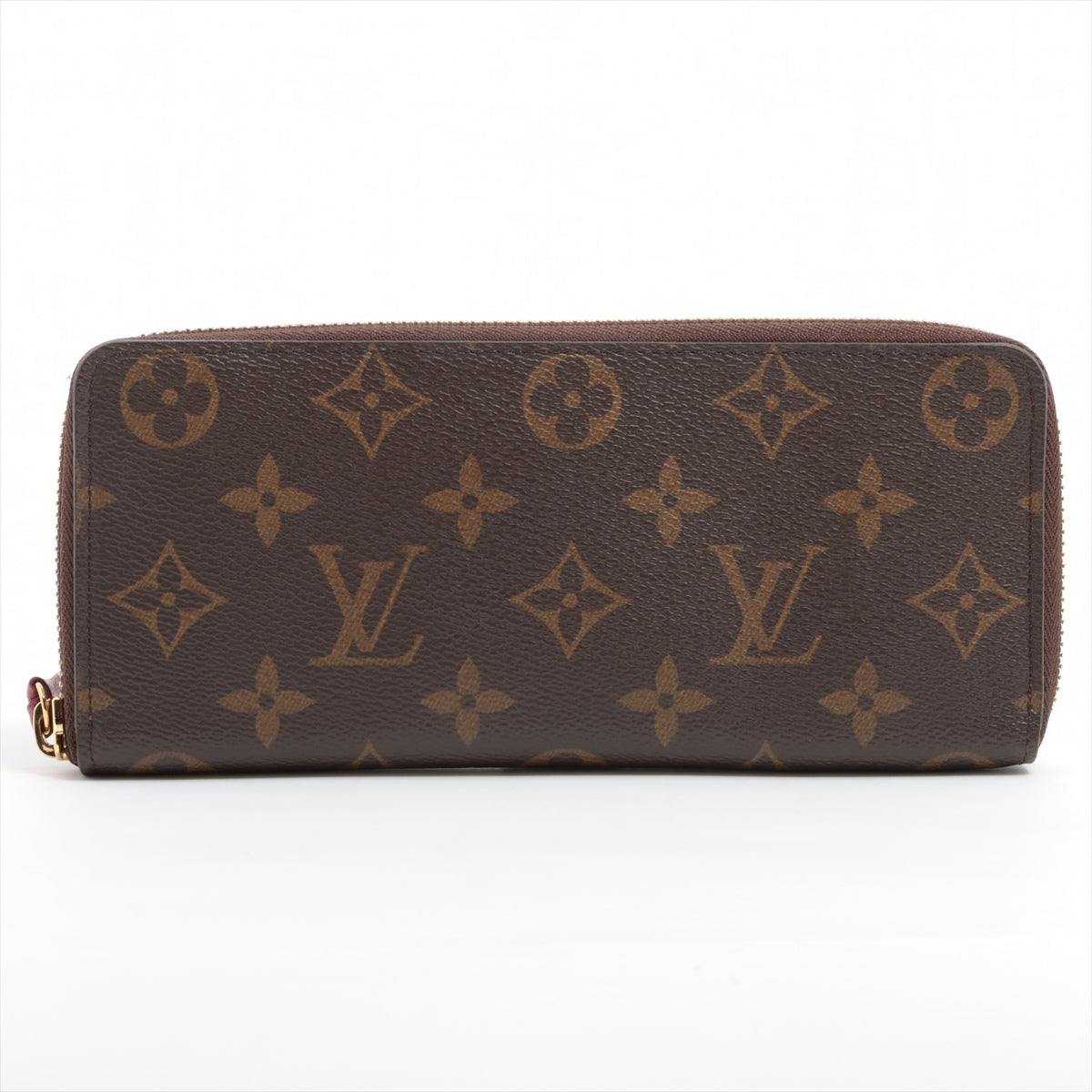 Louis Vuitton Monogram Clemence Long Wallet Fuchsia