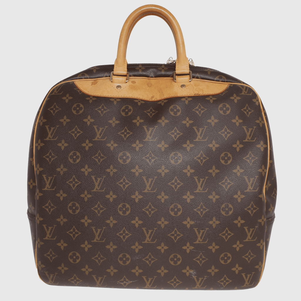 Brown Monogram Evasion Weekender Travel Handbag