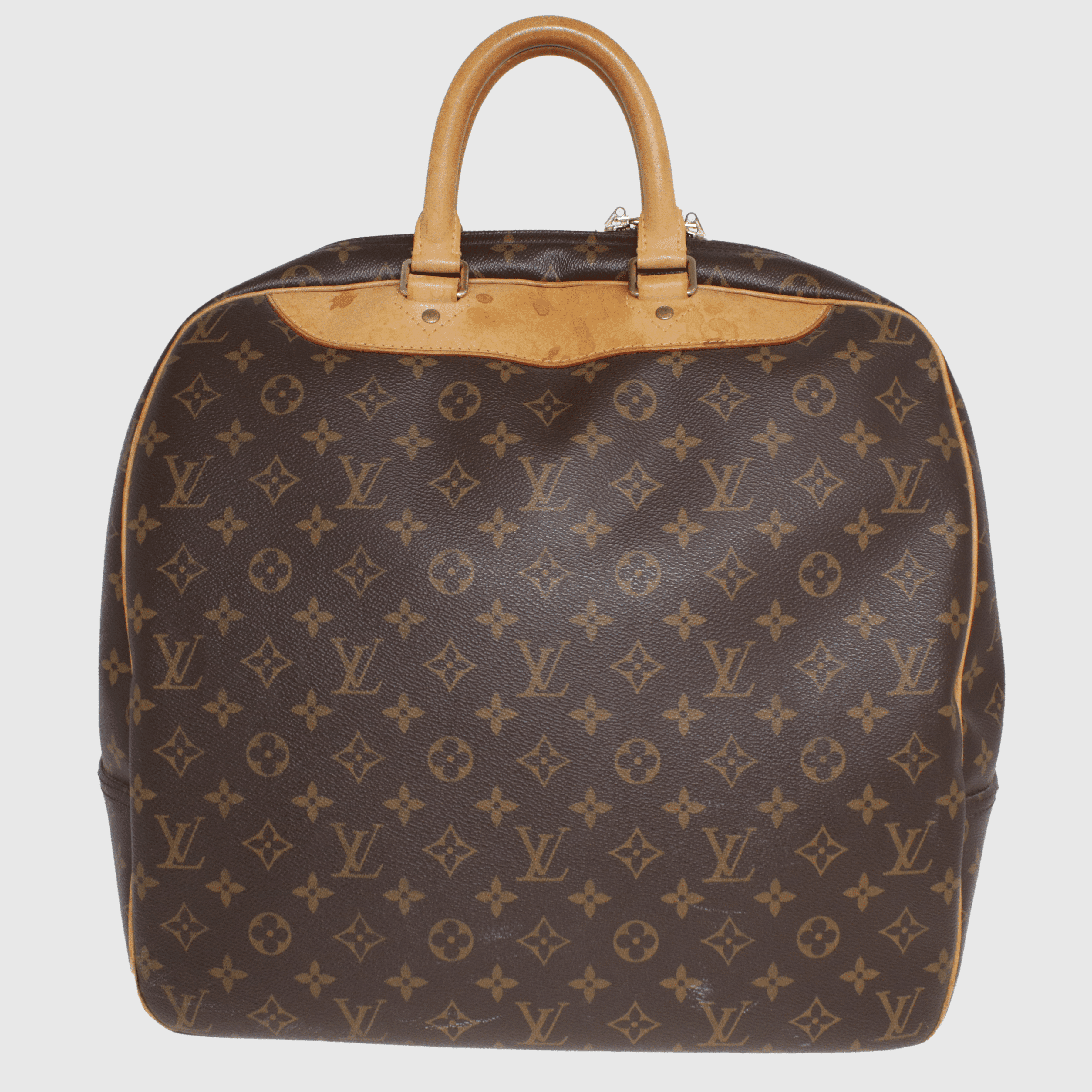 Brown Monogram Evasion Weekender Travel Handbag