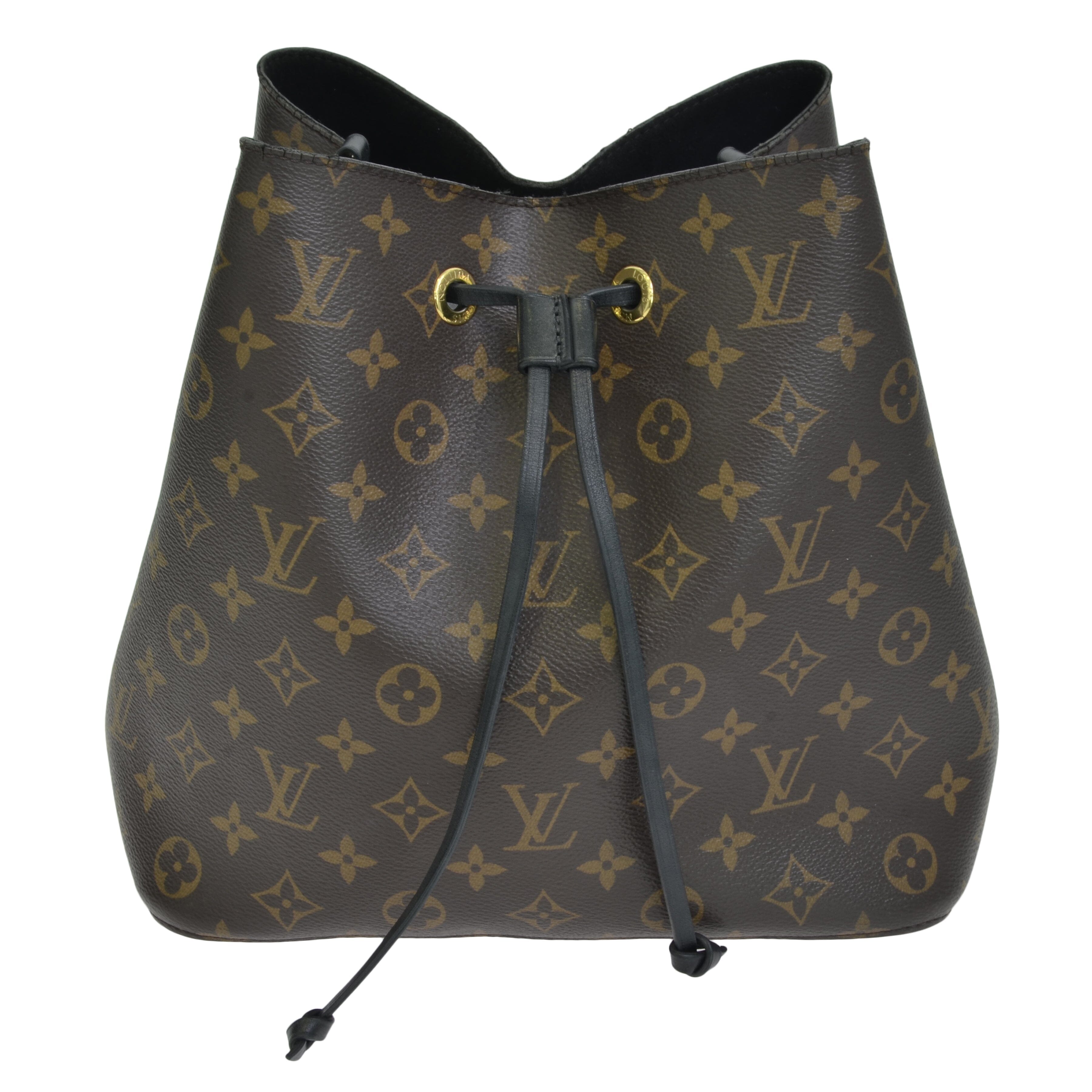 Brown/Black Monogram Neo Noe Bag
