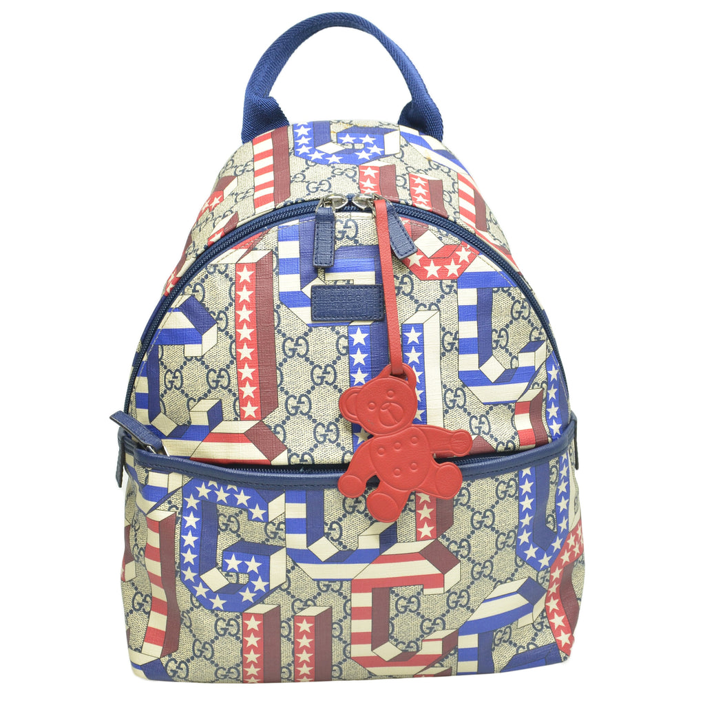 Red/Blue GG Stars and Stripes Children's Backpack