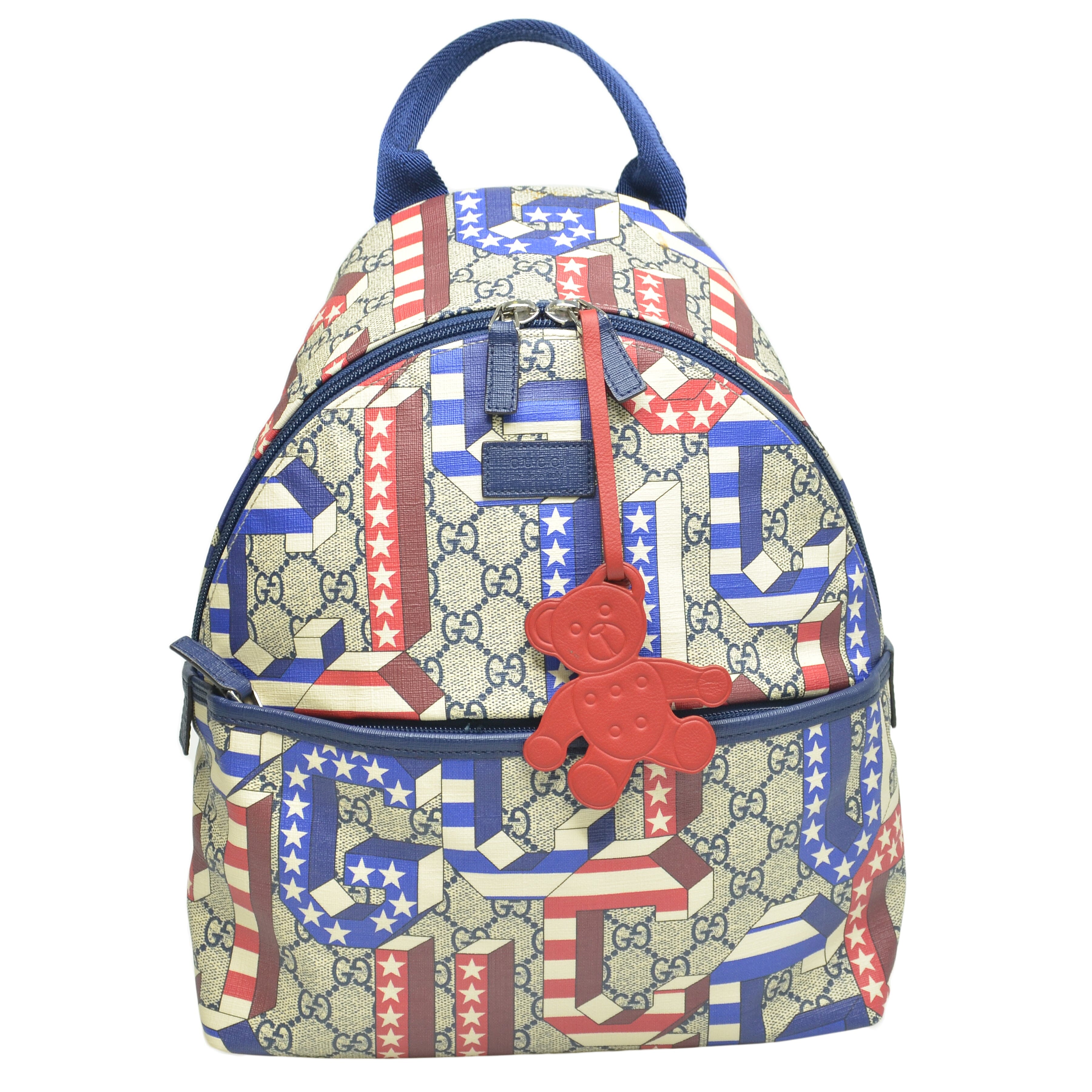 Red/Blue GG Stars and Stripes Children's Backpack