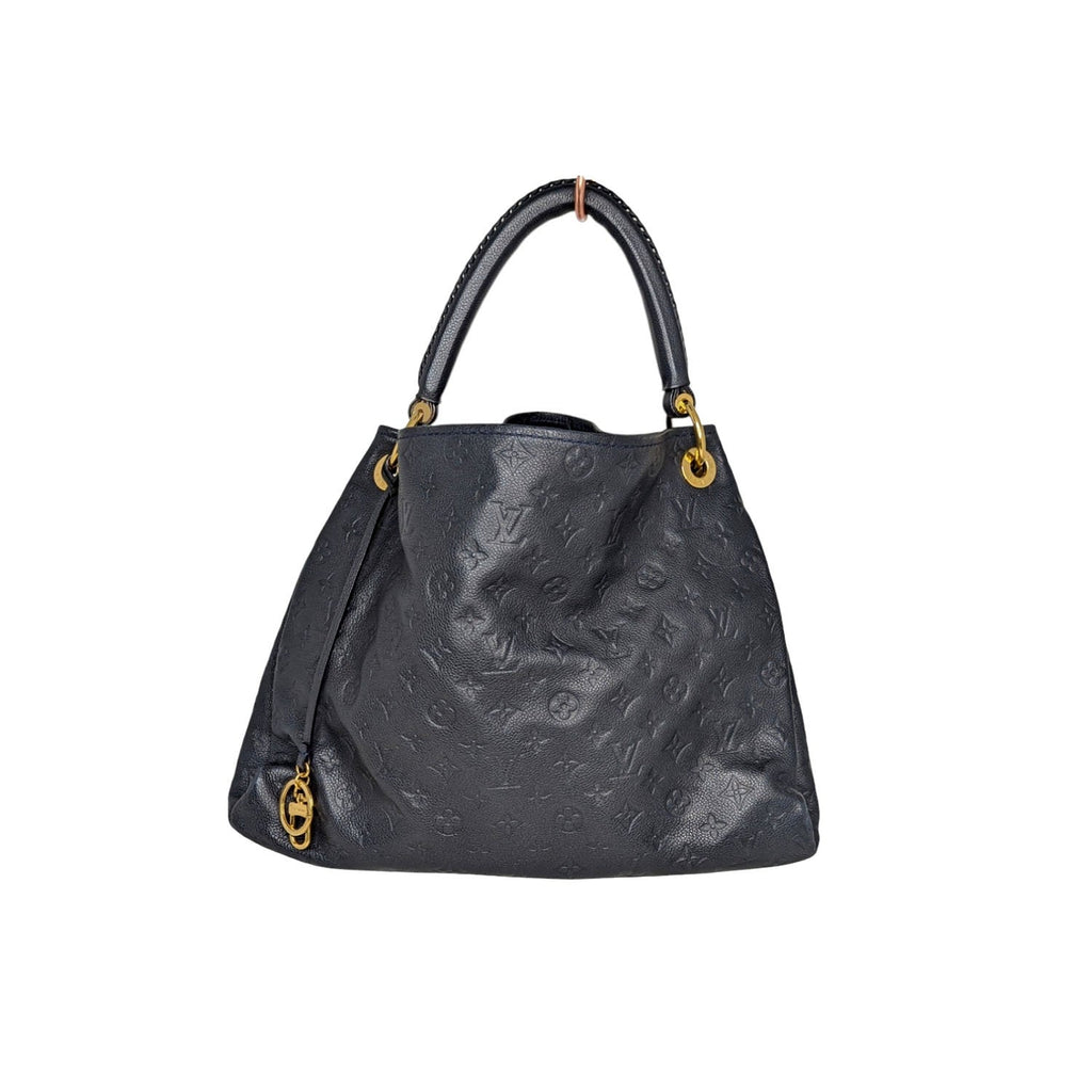 Louis Vuitton Monogram Empreinte Blue Artsy MM Hobo