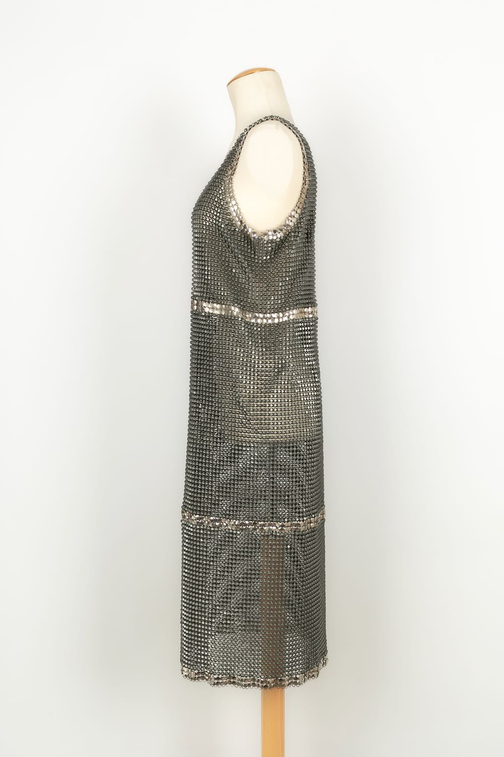 Manteau en maille Paco Rabanne