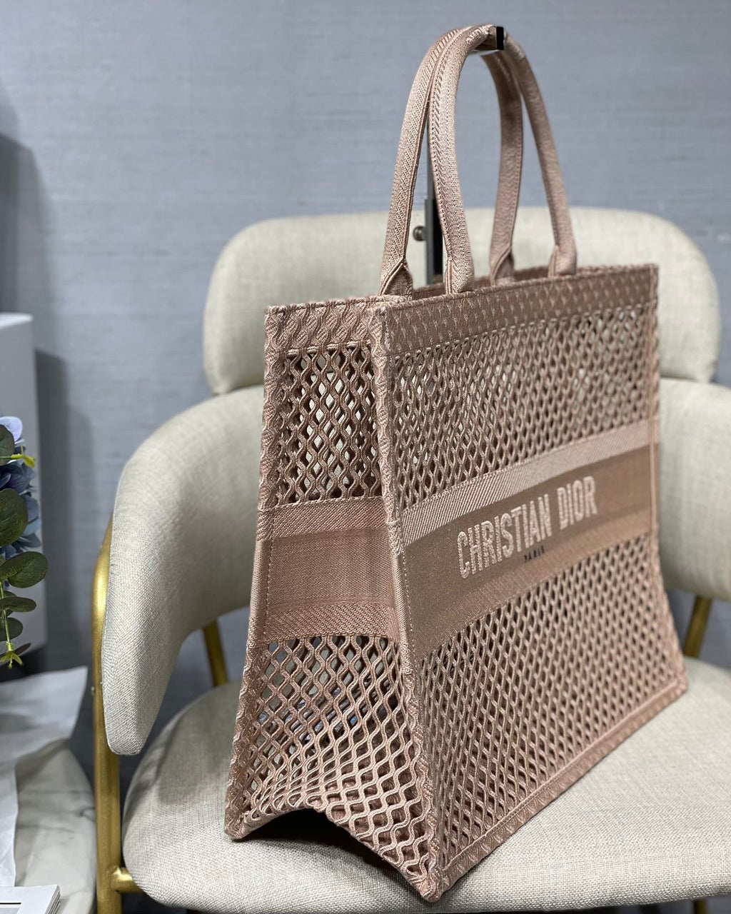 GLAMI Large Book Tote Pink, For Women, WomenÃ¢â‚¬â„¢s Handbags 16.5in/42cm CD