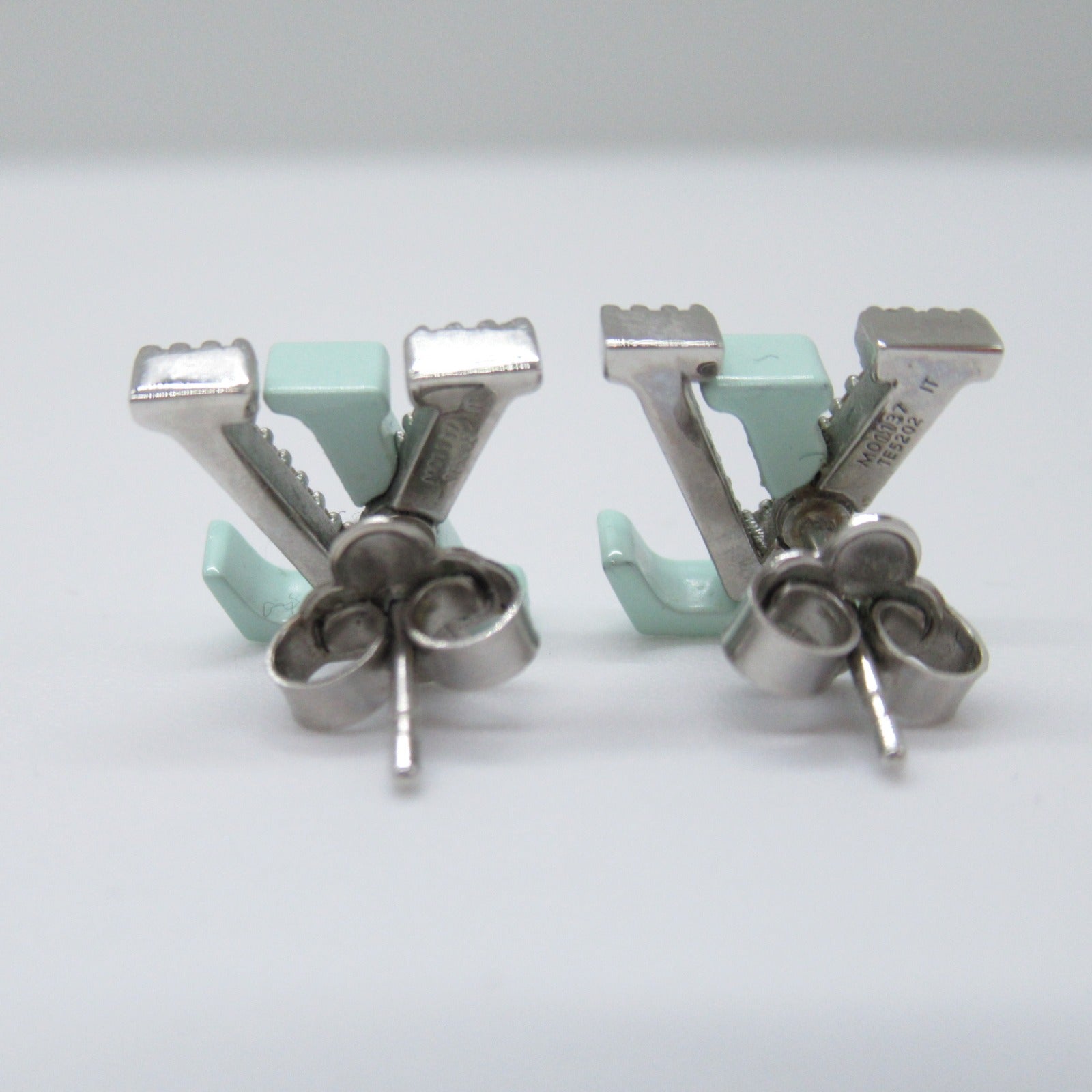 Louis Vuitton Louis Vuitton Logo Pias Jewelry GP   Blue MO1137