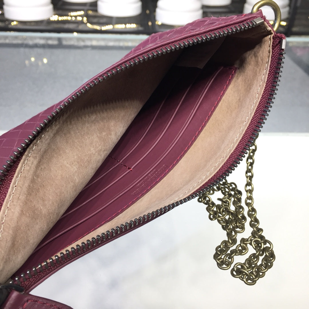 GLAMI Chain Shoulder Bag Dark Red, For Women, WomenÃƒÂ¢Ã¢â€šÂ¬Ã¢â€žÂ¢s Bags 9.6in/24.5cm