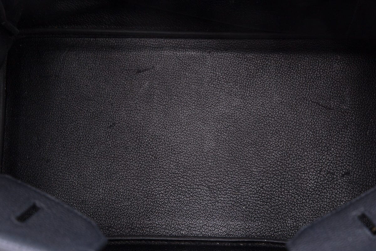 HermÃƒÆ’Ã‚Â¨s 2018  Noir Clemence 35cm Birkin Handbag W/ Gold HW
