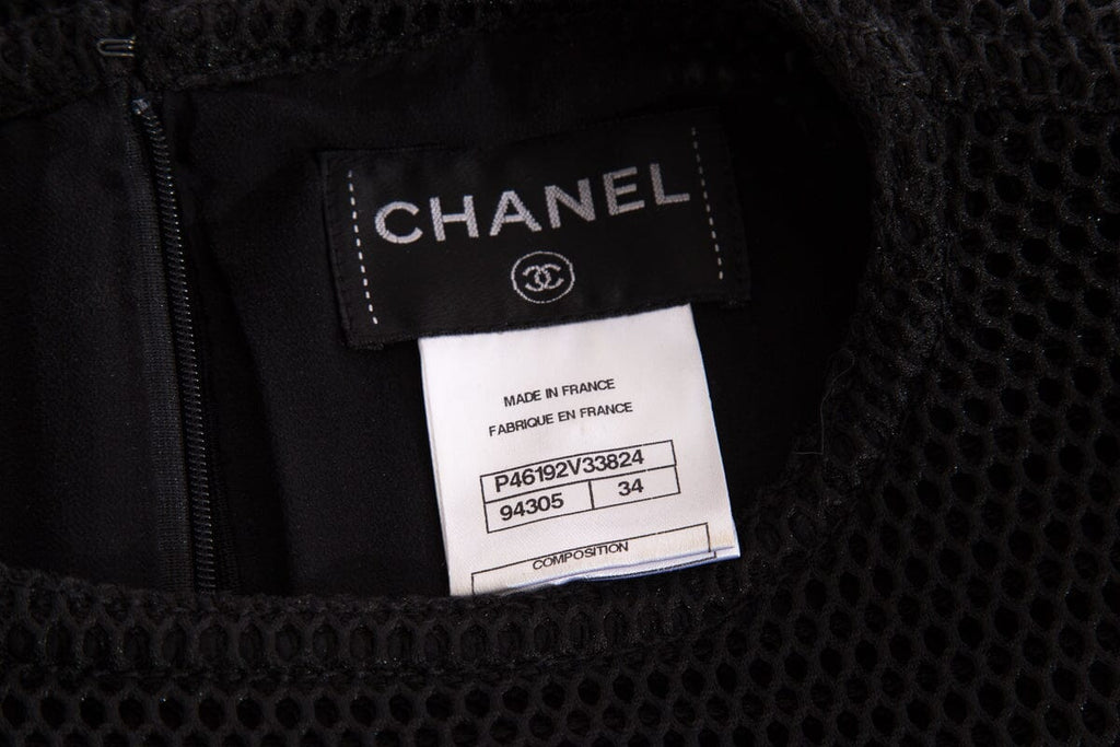 Chanel Black Sleeveless Dress SZ 34