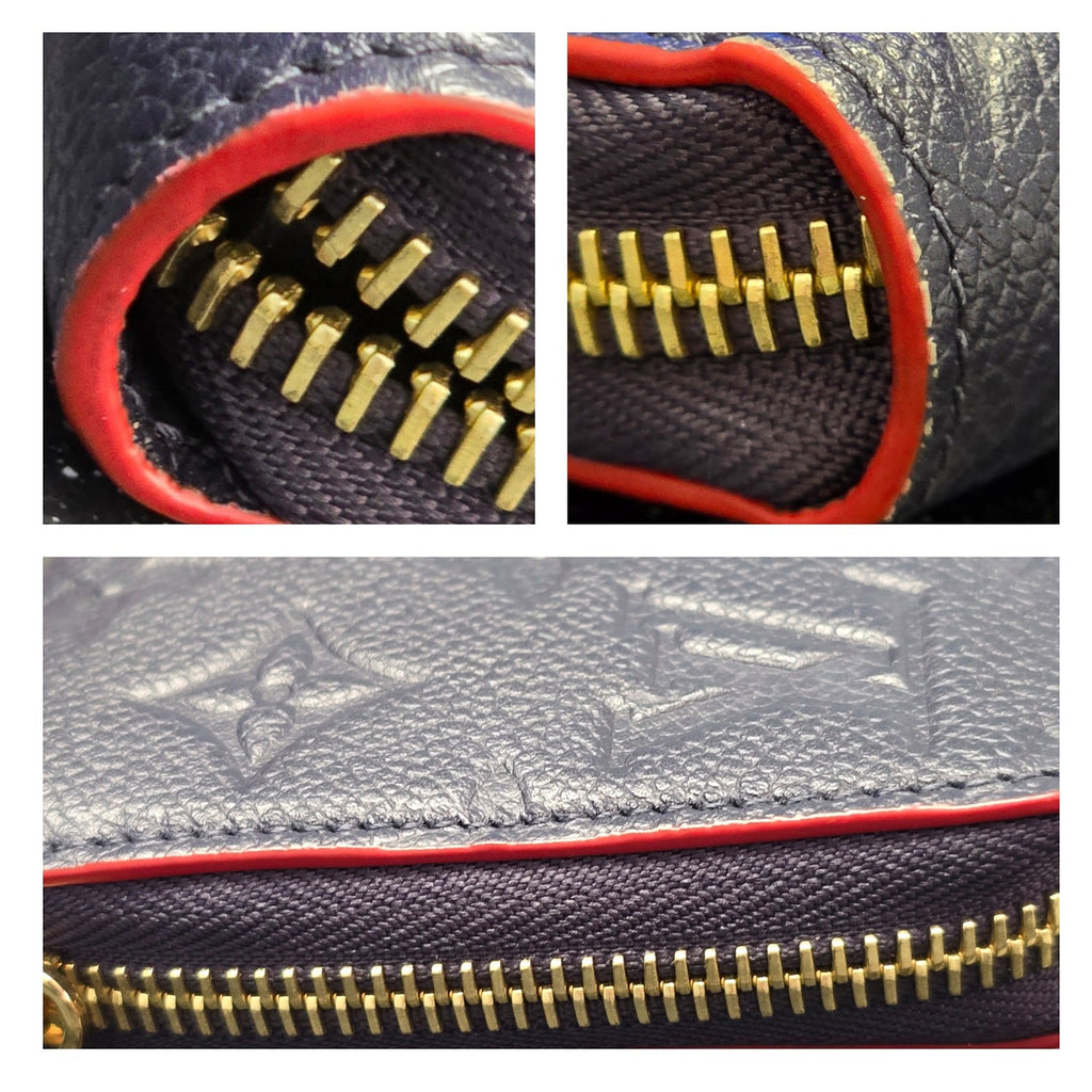 Louis Vuitton Monogram Empreinte Leather Zippy Wallet