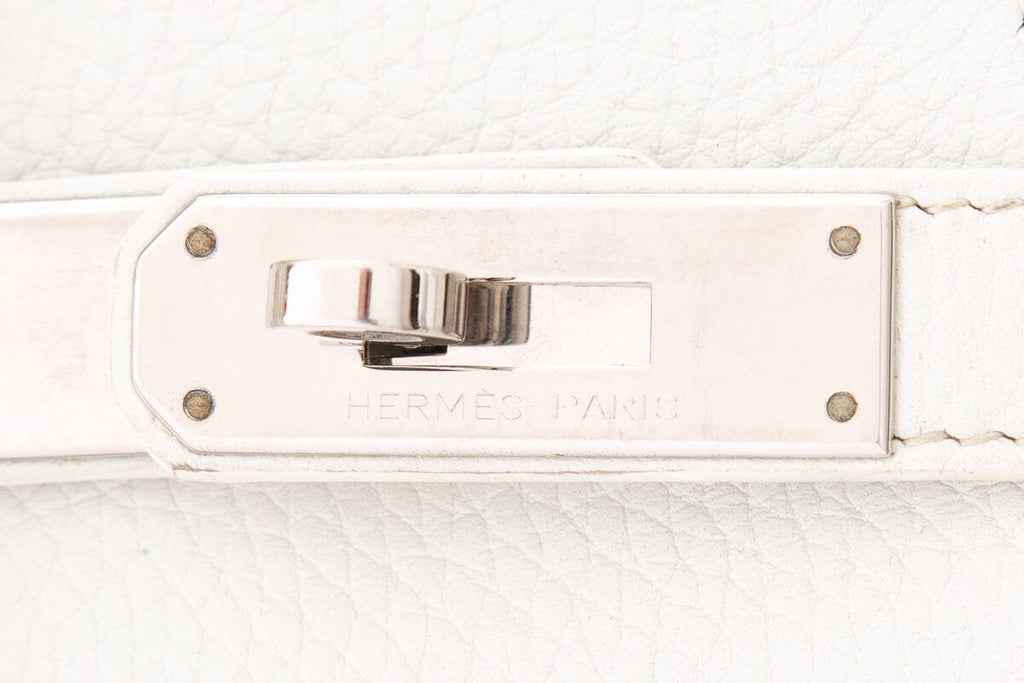 HermÃƒÆ’Ã‚Â¨s 2011 White Togo Leather Birkin 35CM Handbag