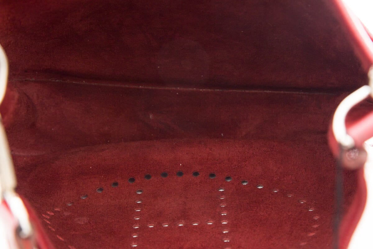 HermÃƒÆ’Ã‚Â¨s Red Evelyne Handbag GM