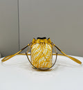 FI Mon Tresor Bag Yellow For Women, Handbags, Shoulder And Crossbody Bags 7.1in/18cm FF 8BS010
