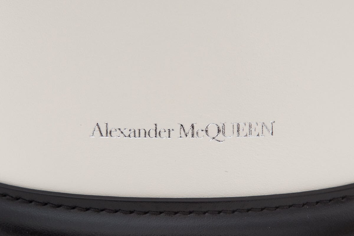 Alexander McQueen THE CURVE  Black & White Handbag