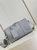 LV City Keepall Grey Aerogram For Women, WoBags, Crossbody Bags 10.6in/27cm LV M59328
