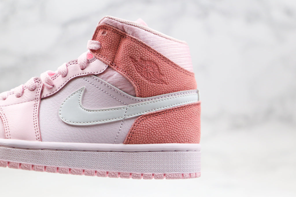 Designer Air Jordan 1 Mid" GLAMIgital Pink High Q